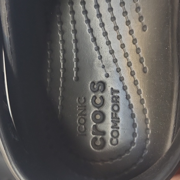 Platform Navy and White Crocs - Picture 10 of 12